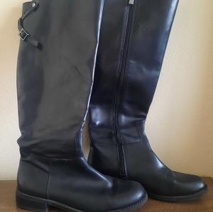 Vince Camuto Tall Calf Black Boot